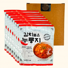 김치품은 현미 누룽지 김치볶음밥 맛 누룽지 수제 스낵 240g (30g x 8)