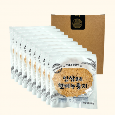 인삼품은 현미누룽지 스낵 수제 건강 다이어트 간식 300g (30gx10)