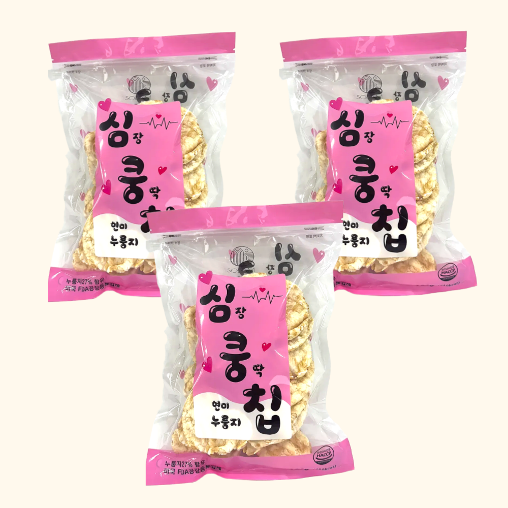 두근두근 하트 현미누룽지칩 160g