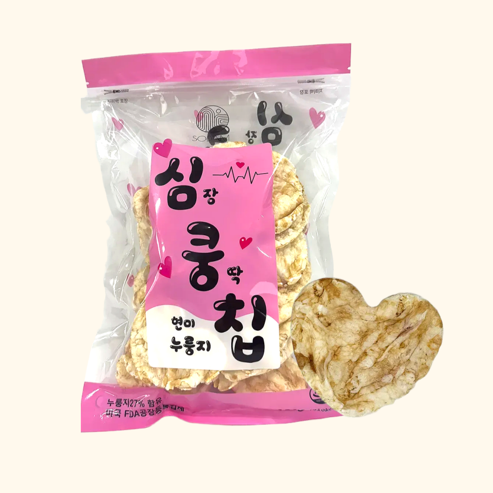 두근두근 하트 현미누룽지칩 160g