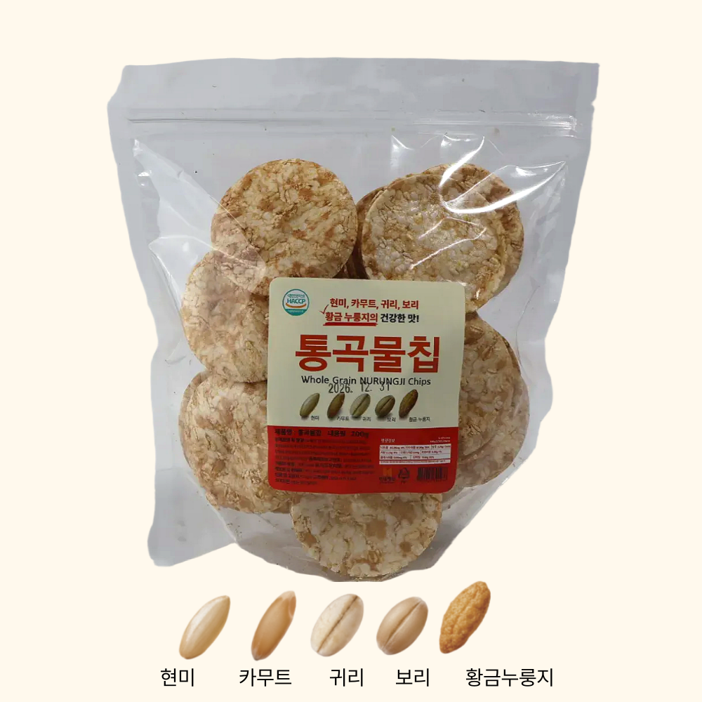 건강한 통곡물이 듬뿍~ 건강간식 통곡물칩200g