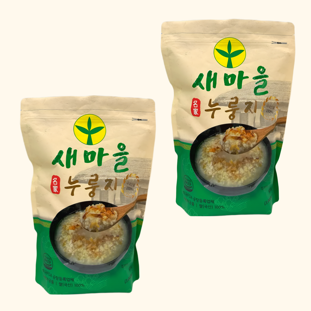 새마을 누룽지 국산 백미 가마솥 누룽지 800g
